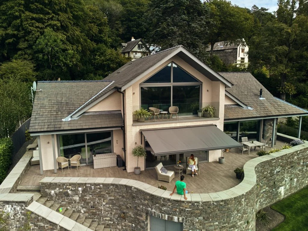 Large balcony awning